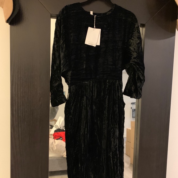 & Other Stories - Velvet Dress - Picture 3 of 4